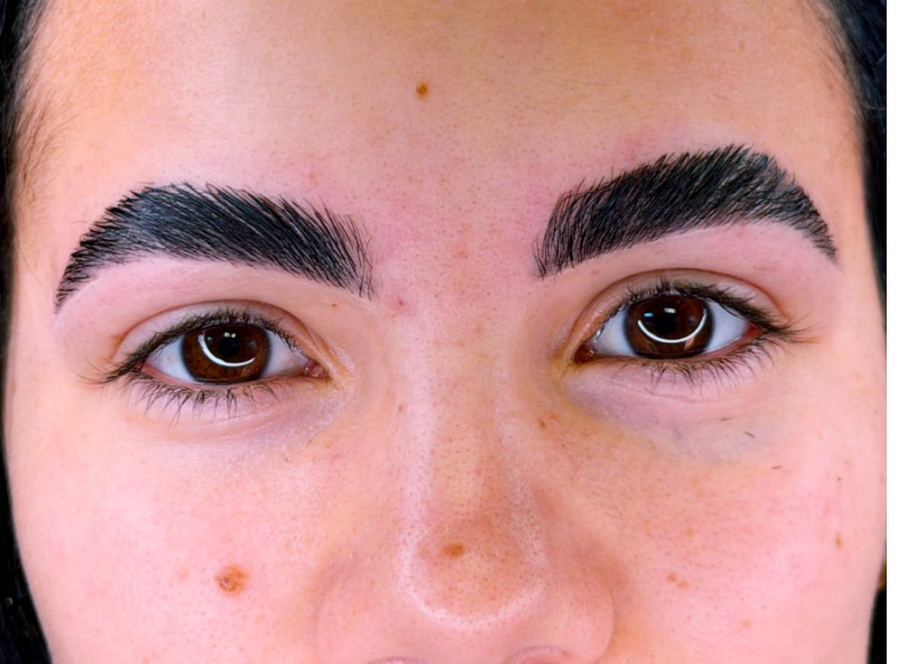 Finished laminated brows