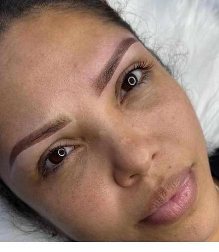 Combination brows and lashes by Jany